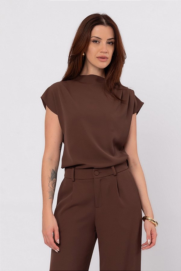 BLUSA CORA CHOCOLATE SAUCE