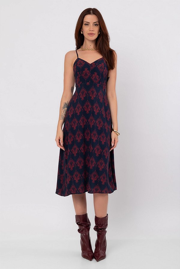 VESTIDO CHIC FOLK ESTAMPADO