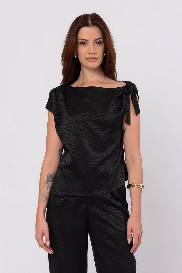 BLUSA BLACK ANIMAL