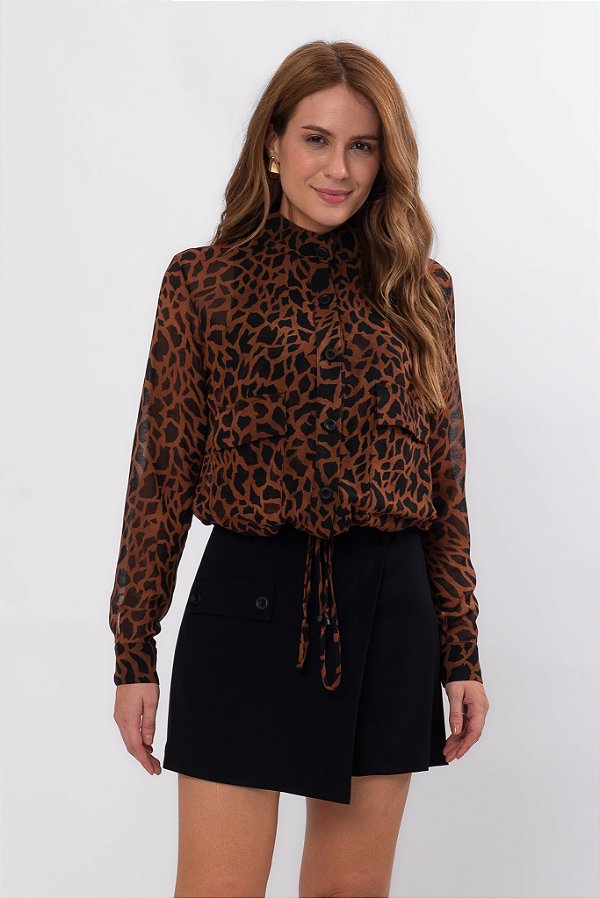 JAQUETA RESERVA TERRA ESTAMPADA