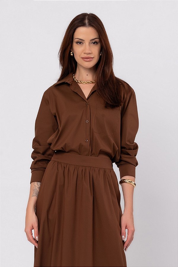 CAMISA VERONA CHOCOLATE SAUCE
