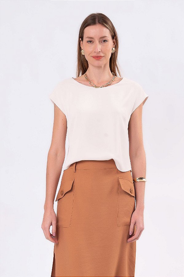 BLUSA ANGÉLICA CLASSIC BEIGE