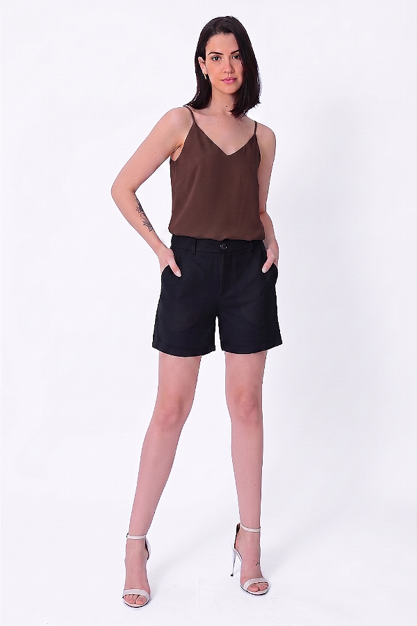 SHORT CREPE MARCELA PRETO