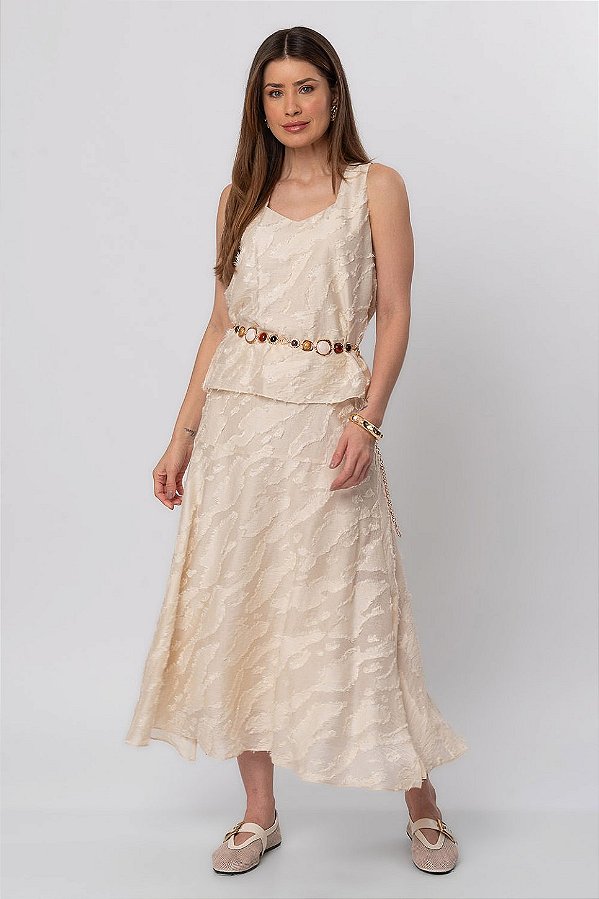 SAIA MIDI VIVIANE CLASSIC BEIGE