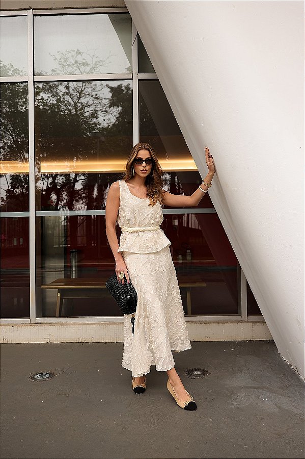 SAIA MIDI VIVIANE CLASSIC BEIGE