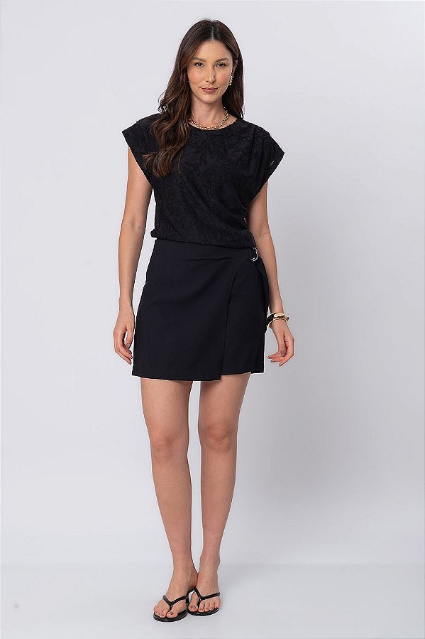 SHORT SAIA MARINA PRETO