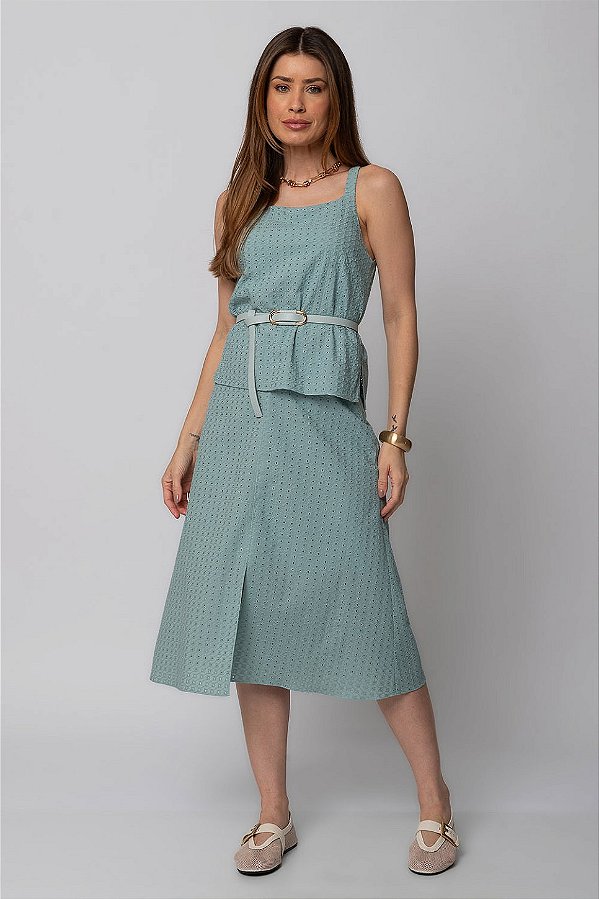 SAIA MIDI MEL CALMING GREEN