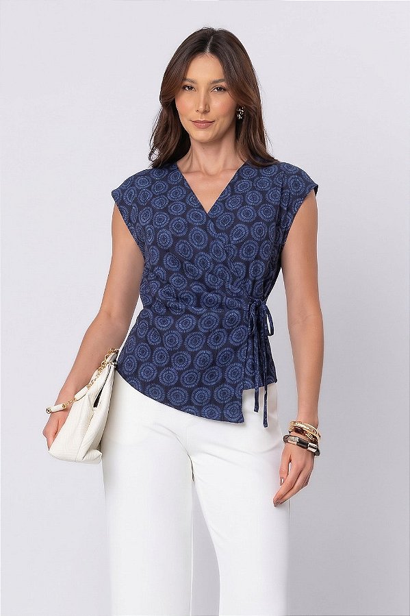 Blusa Estampada Marcele Feminina