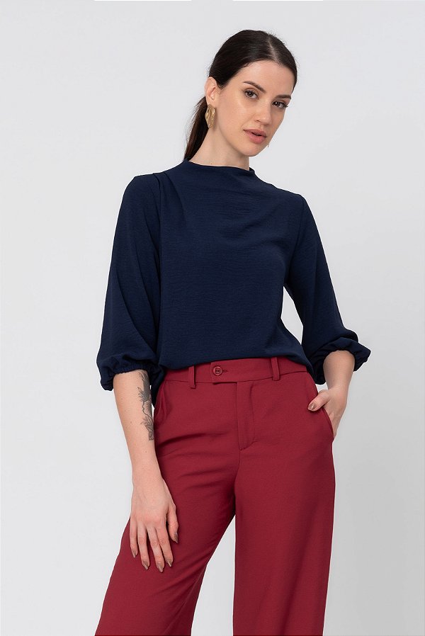 Blusa Manga 3/4 Melina Feminina