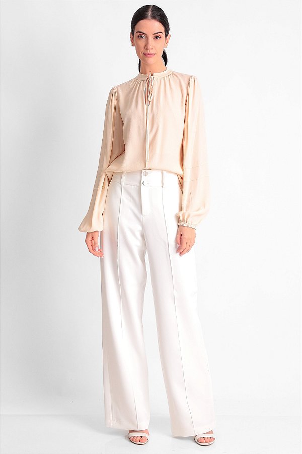 Blusa Manga Longa Ravenna Feminina