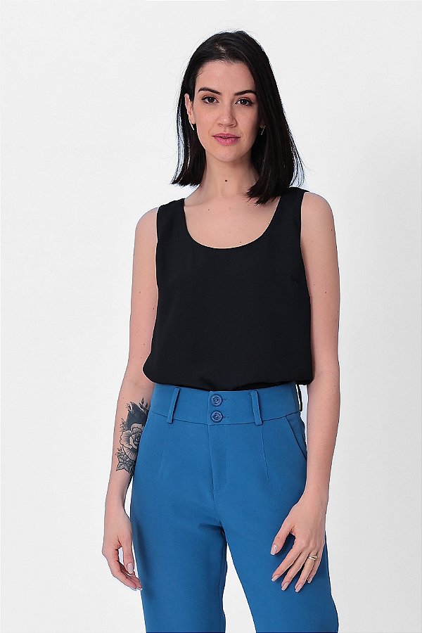 Regata Crepe Ana Beatriz Feminina