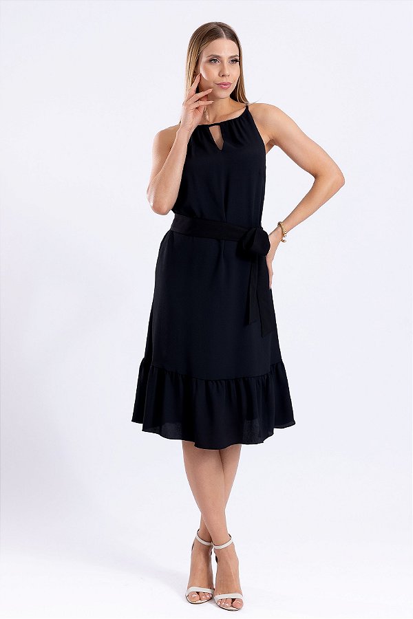 Vestido Crepe Ana Beatriz Feminino