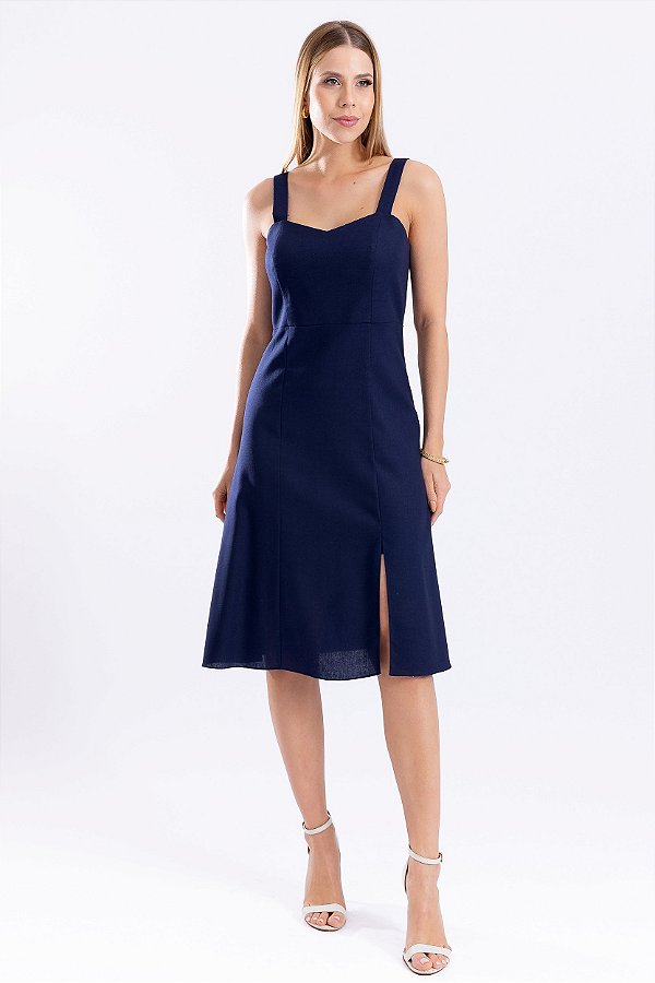 Vestido Midi Linho New Paloma Feminino