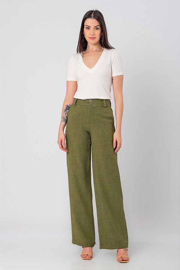 Calça Reta Beatriz Feminina