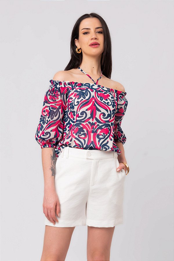 Blusa Estampada Summer Feminina