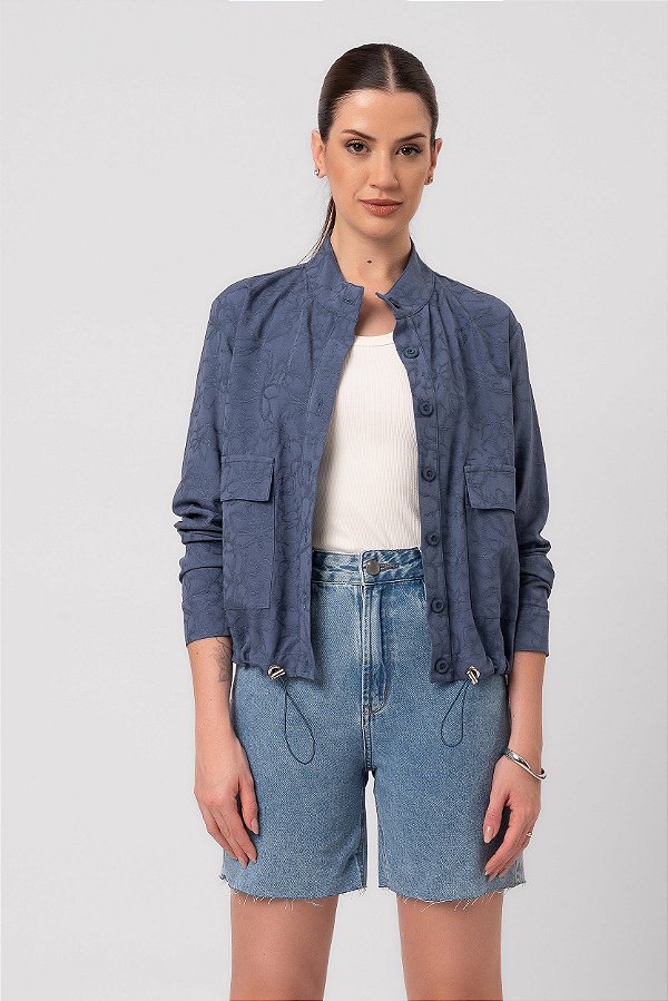 Jaqueta Jasmim Denim Feminina
