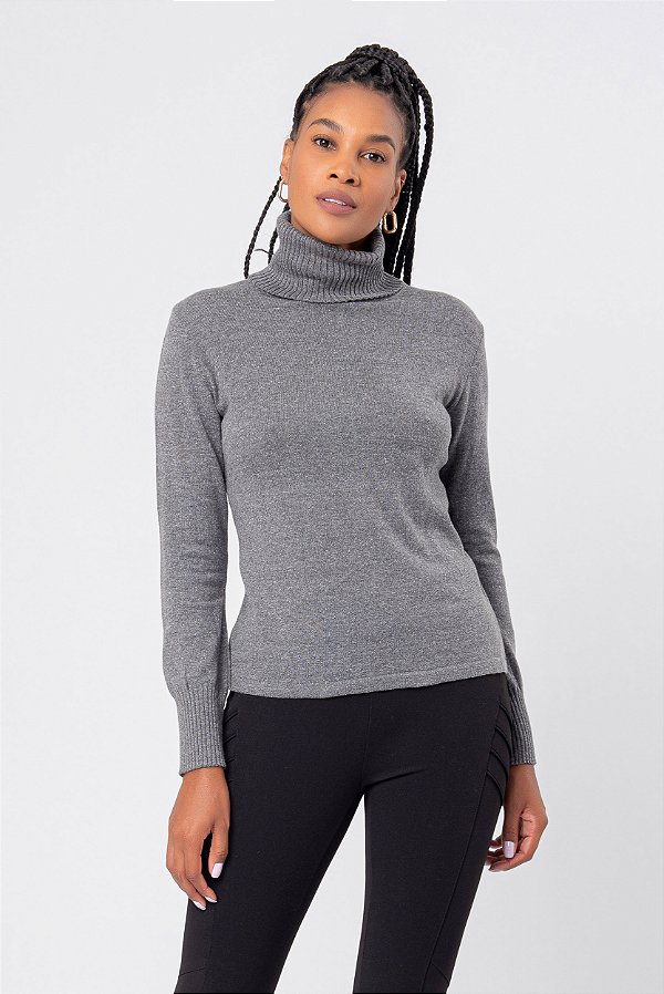 Tricot Gola Alta Mary Feminino