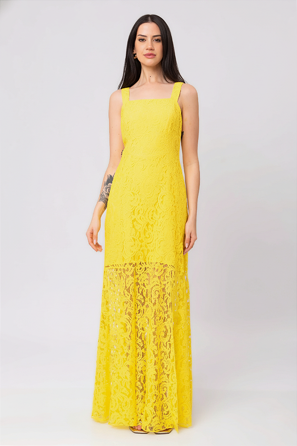 VESTIDO NANDA AMARELO