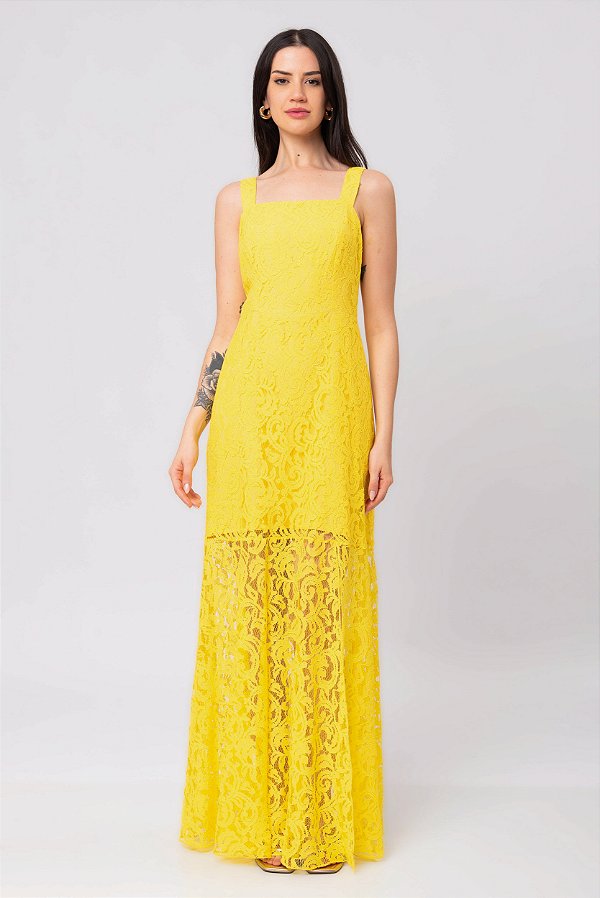 VESTIDO NANDA AMARELO