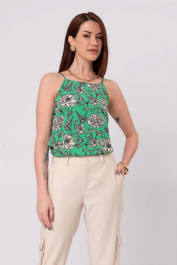 REGATA FEMININA ESTAMPADA HELENA