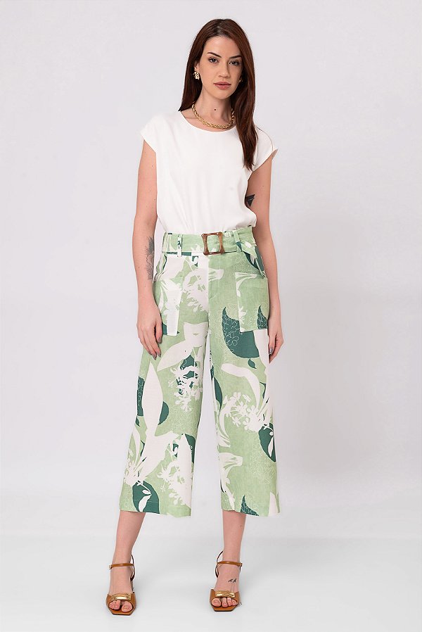 CALÇA PANTACOURT FLORAL