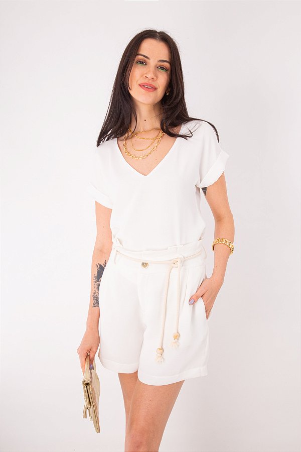 SHORT YASMIN OFF WHITE