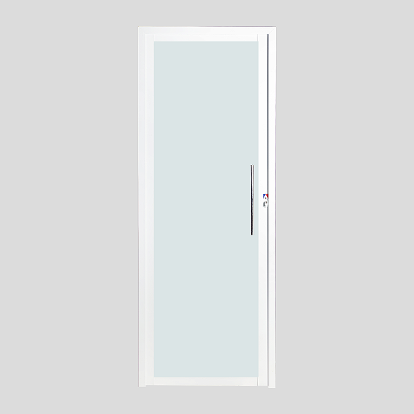 Porta Glass com Puxador e Vidro Temperado - Medida: 210x80