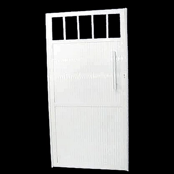 Portão Standard Branco 180x100 Abertura Direita Sem Puxador