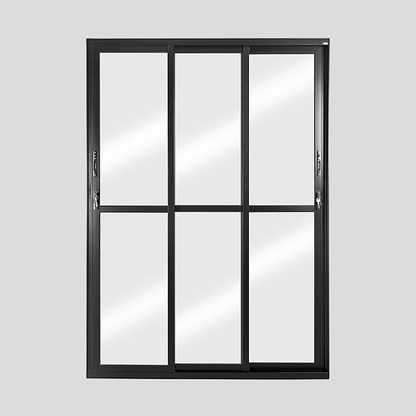 Porta Balcão de Correr 3 Folhas - Linha Suprema