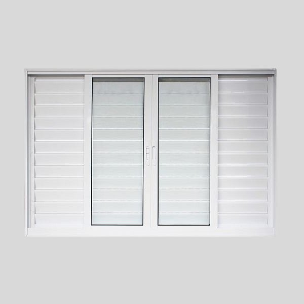 Janela Veneziana de Alumínio 6 Folhas - Linha Suprema