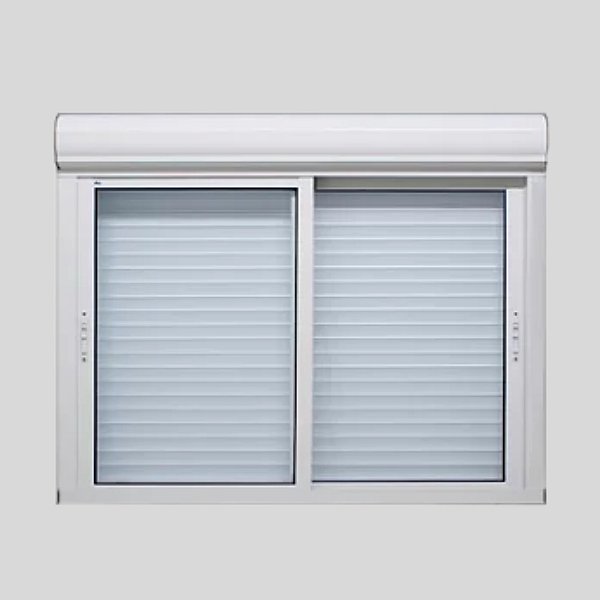 Janela de Alumínio 2 Folhas com Persiana - Linha Suprema