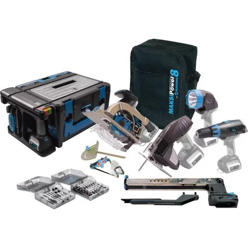 Combo MaXiPower8 10 Ferramentas (12 itens) Bateria 18v