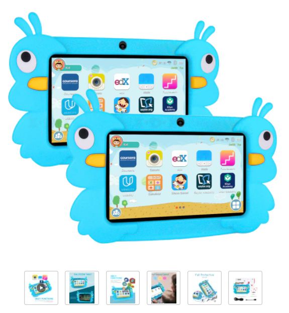 Tablet 7 Polegada tela android 9.0 - 3GB, 32GB (Módulo Adulto/ infantil)