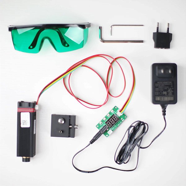 Módulo Laser 20W DIY NEJE Kit 450nm profissional contínuo 5.5W