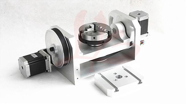 Cnc 5 eixos um eixo rotativo 25mm para roteador, cncs, fresadoras e tornos