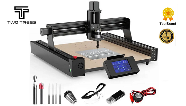 Máquina CNC 3º ou 4º Eixos rotativos Rotativo para Gravaçôes e Cortes