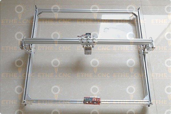 Gravadora Laser Grava, Corta, Router 2 Eixo Área 800x900mm vermelha (sem Laser)