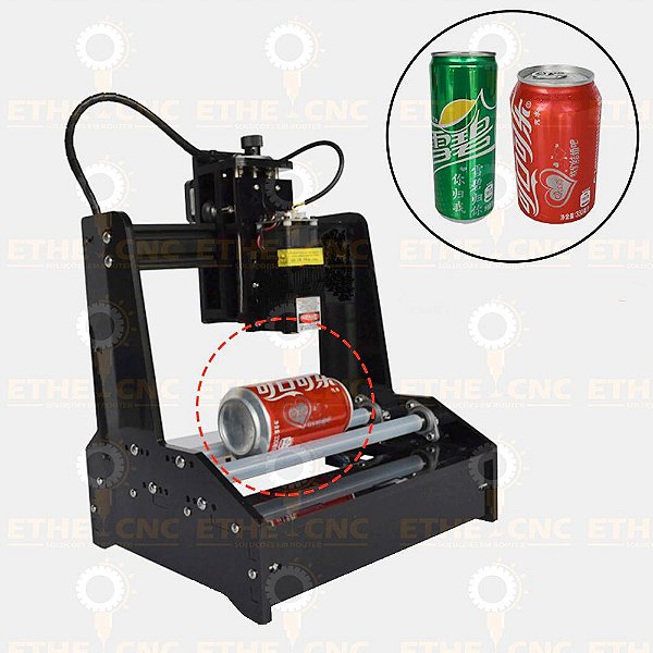 Máquina de Gravura a Laser Pode Gravar Pequeno e cortar Cilíndrico Automática