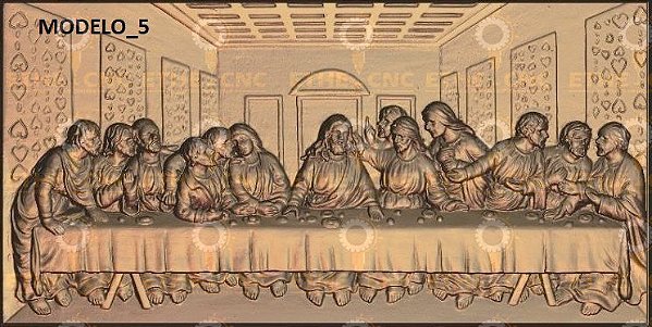 A Última Ceia Jesus Cristo modelos 3d STL