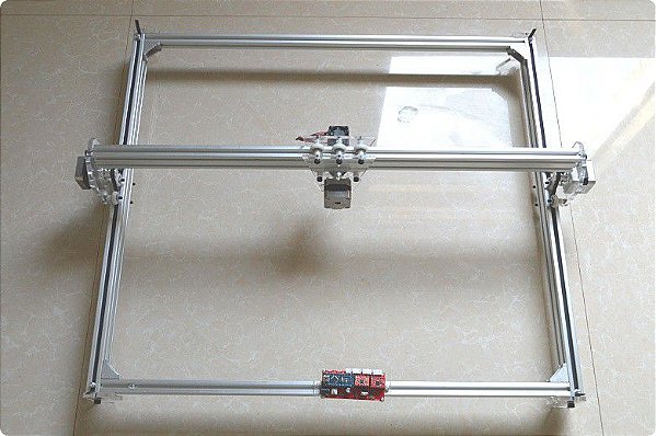 Gravadora Laser Grava, Corta, Router 2 Eixo Área 650x500mm vermelha (com Laser 3000mw)