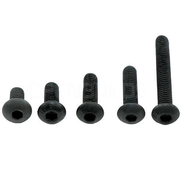 Parafusos de cabeça de botão M3 (10 unidades)