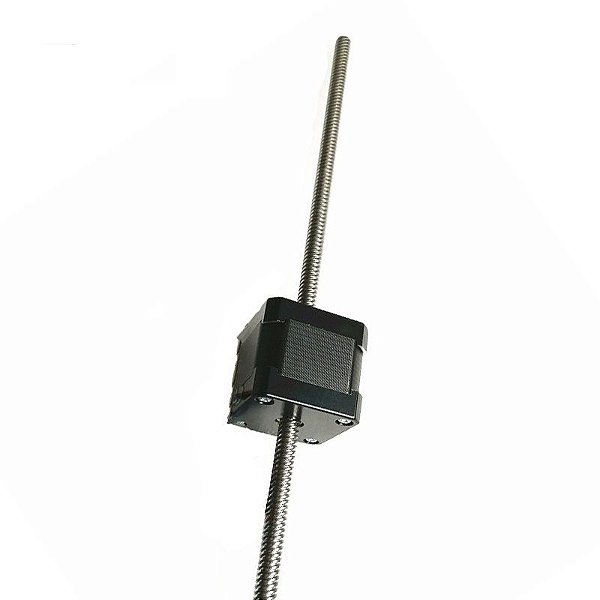 Motor de Passo Linear Nema 17 com  Tr8  4 * 400mm