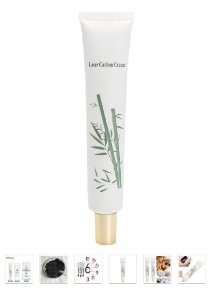 Gel de creme de carbono para o rejuvenescimento da pele do laser hidratante clarear o creme de limpeza profunda