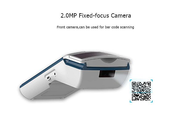 ZKC Touch Screen 3G Android 4.2 Wireless POS Terminal Mobile Handheld com impressora térmica