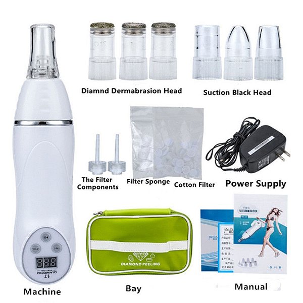Aparelho de peeling de diamante - micro dermo abrasão