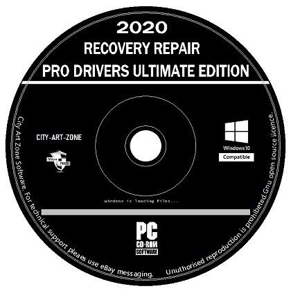 2020 Drivers instalador de recuperação Conserto atualização para Windows Pc Versão Todos Dvd
