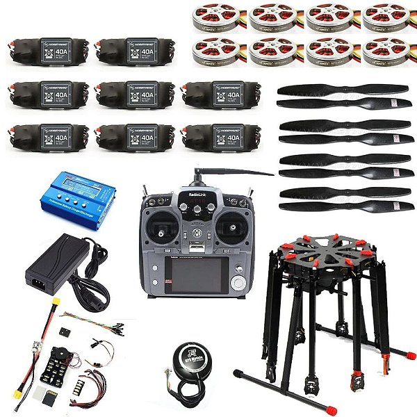 Drone 8-eixos 20LITROS (kit para montagem (diy)) Pro 2.4g 10ch rc