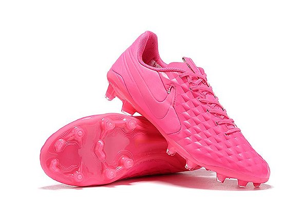 chuteira nike rosa campo