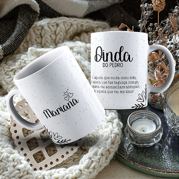 Caneca Padrinho ou Madrinha