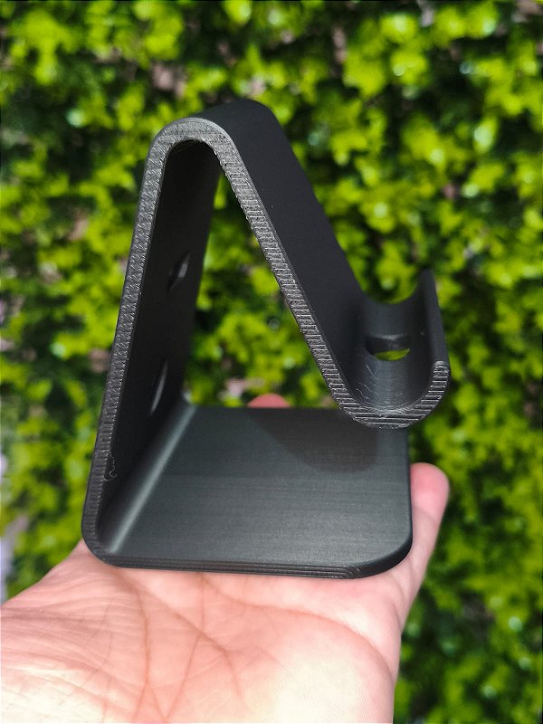 Suporte de Celular 3D em PLA | Impressão 3D Moderna | Organizador de Mesa | Várias Cores